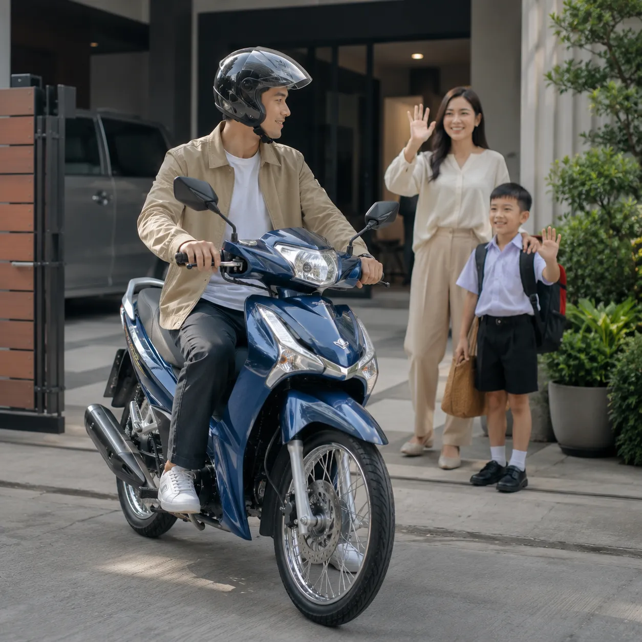 Honda Wave 125 รถครอบครัวพรีเมียม ยอดนิยม ดีไซน์หรู ประหยัดน้ำมัน